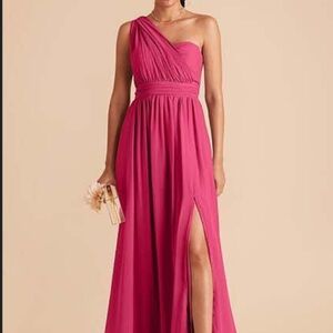 Birdy Grey Fuchsia One-Shoulder Dress